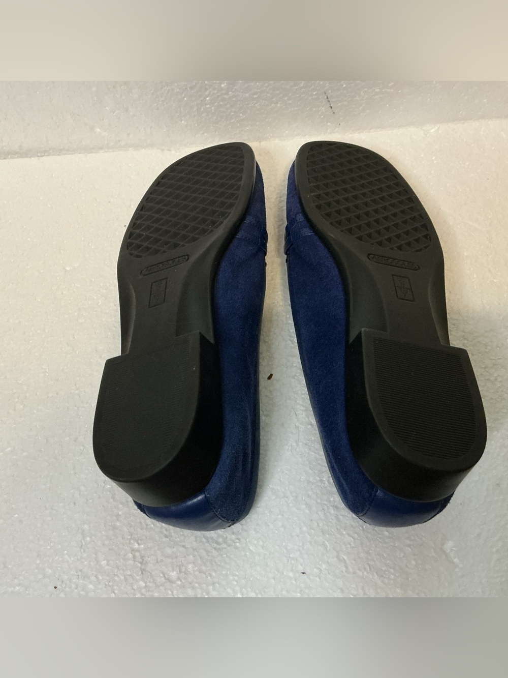 Aerosoles DUBOIS Blue Suede Leather Loafers Women’s Sz 9M Horsebit Comfort Flats - Picture 6 of 7